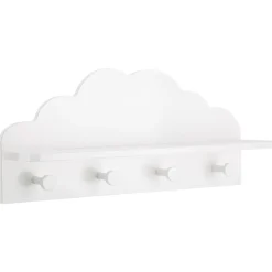 Patères enfant nuage blanc