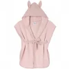 Peignoir bambou et gaze de coton 0/2 ans pétale