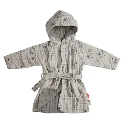 Peignoir de bain sea friends gris