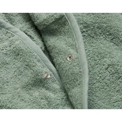 Peignoir enfant éponge 1-2 ans ash green