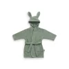 Peignoir enfant éponge 3-4 ans ash green