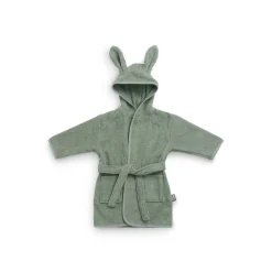 Peignoir enfant éponge 3-4 ans ash green