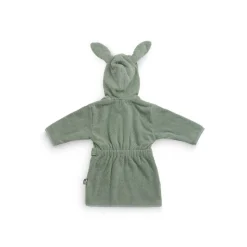 Peignoir enfant éponge 3-4 ans ash green