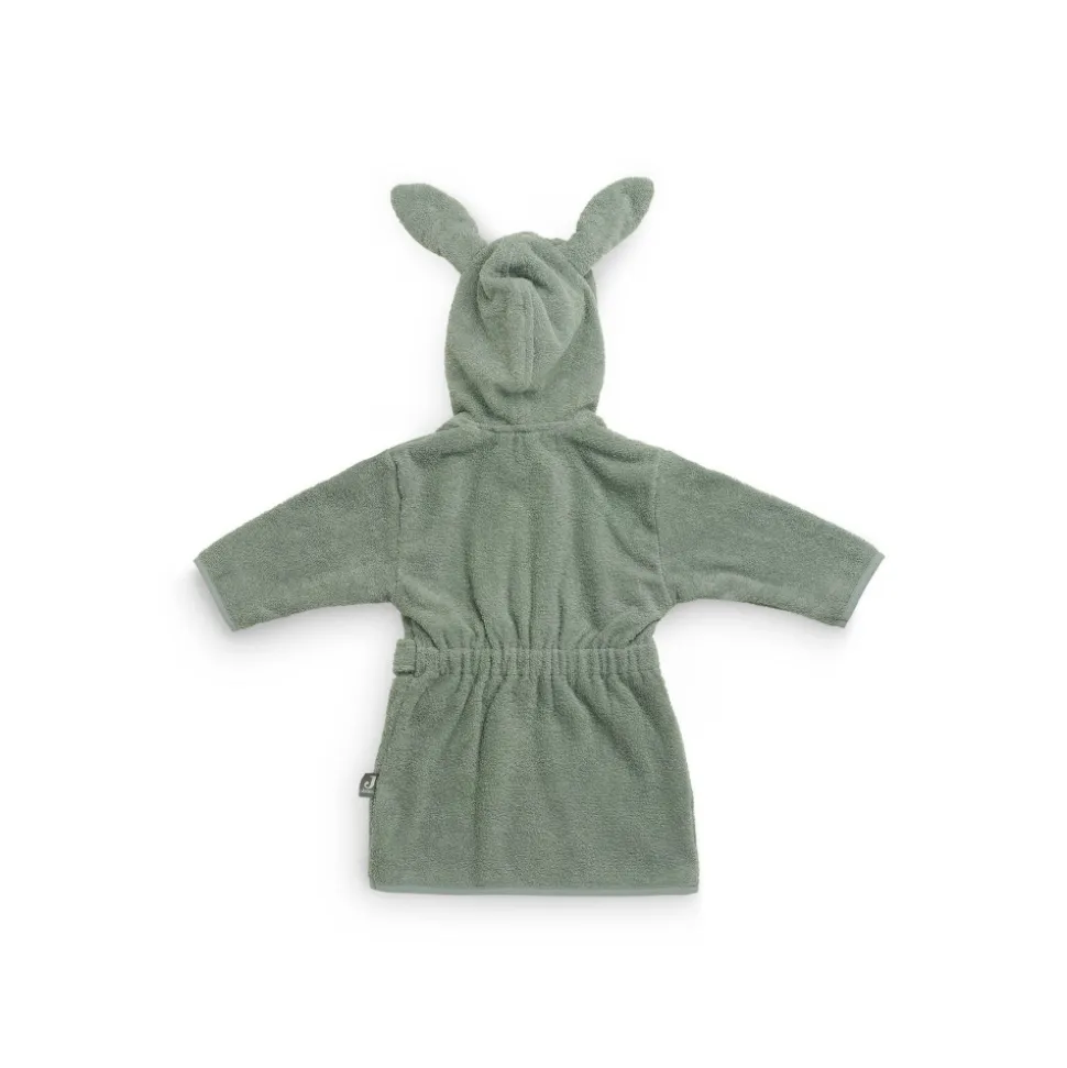 Peignoir enfant éponge 3-4 ans ash green