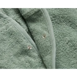 Peignoir enfant éponge 3-4 ans ash green