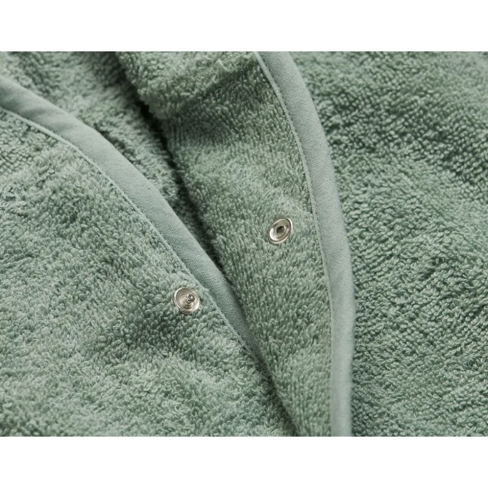 Peignoir enfant éponge 3-4 ans ash green