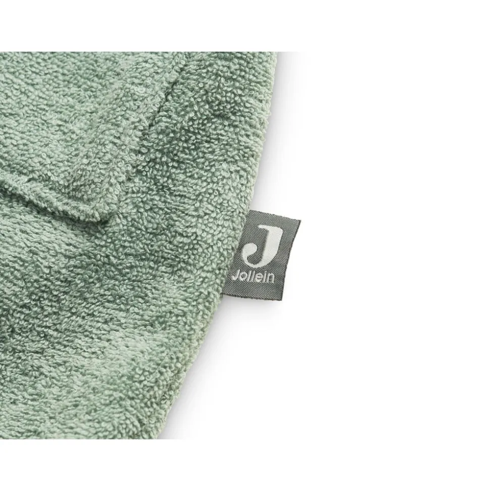 Peignoir enfant éponge 3-4 ans ash green