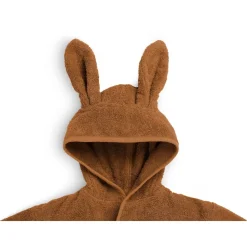 Peignoir enfant éponge 3-4 ans caramel