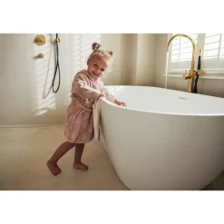 Peignoir enfant éponge 3-4 ans miffy jacquard wild rose