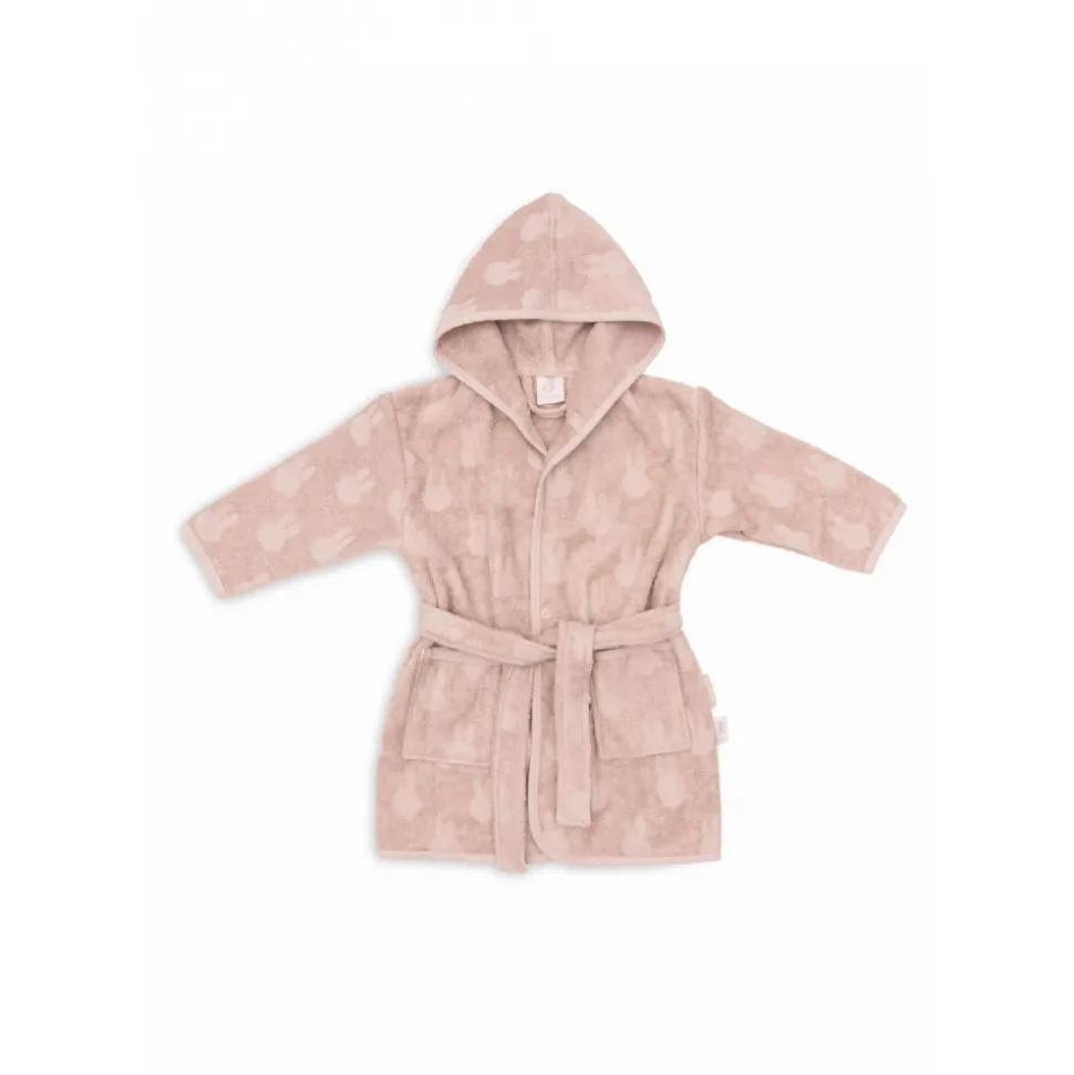 Peignoir enfant éponge 3-4 ans miffy jacquard wild rose