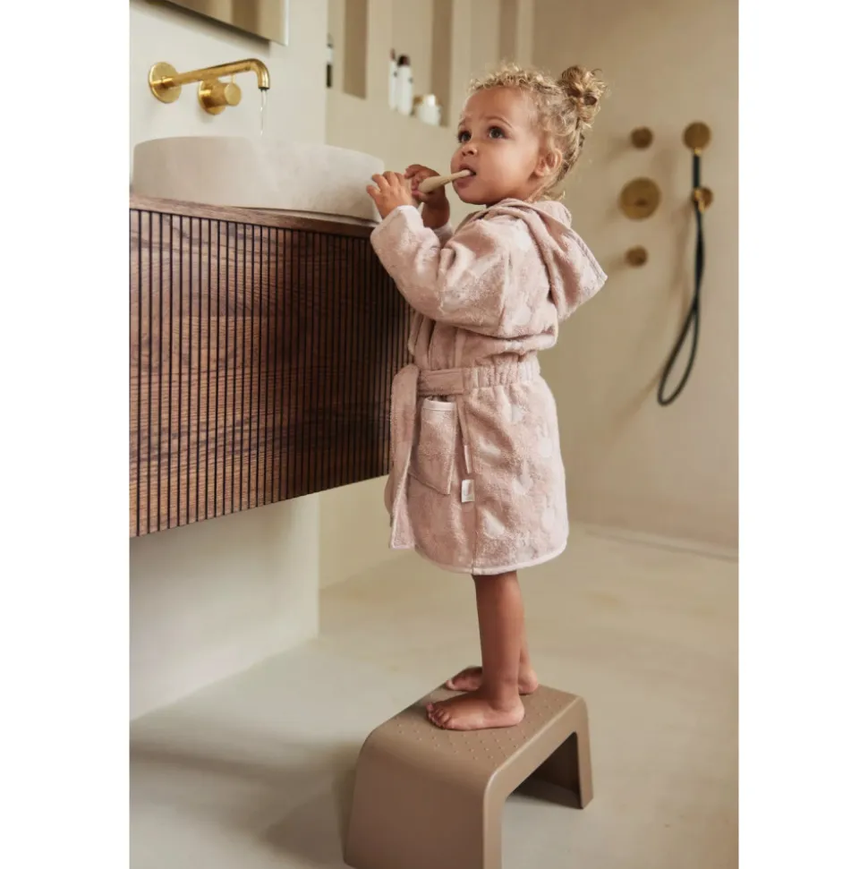 Peignoir enfant éponge 3-4 ans miffy jacquard wild rose