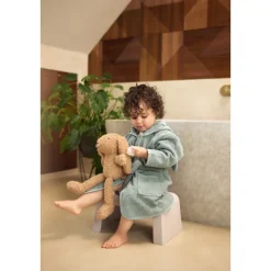 Peignoir enfant éponge 1-2 ans sea green