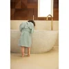 Peignoir enfant éponge 3-4 ans sea green