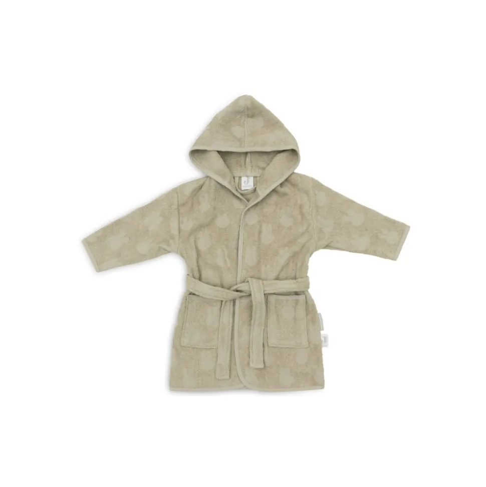 Peignoir éponge 1-2 ans miffy jacquard olive