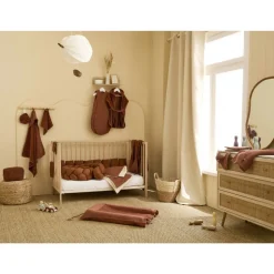 Peignoir éponge 0-2 ans toffee