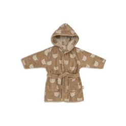 Peignoir éponge enfant jacquard teddy bear 1-2 ans