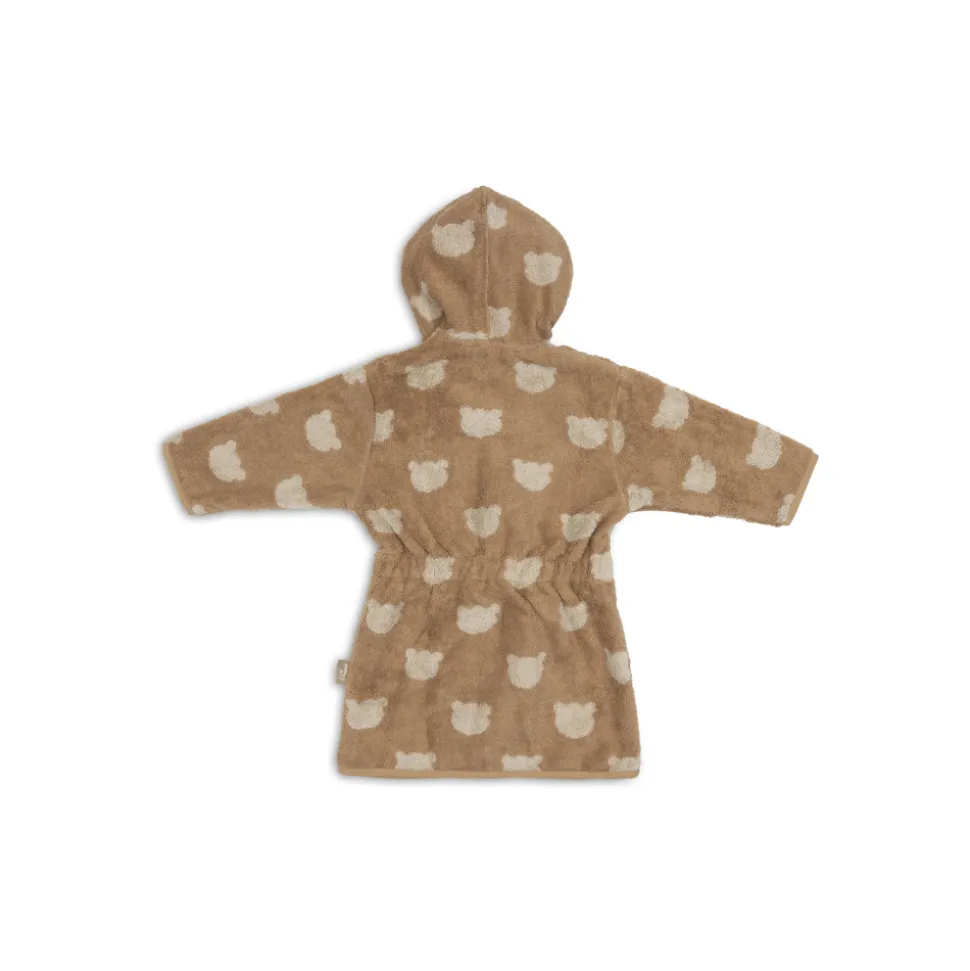 Peignoir éponge enfant jacquard teddy bear 1-2 ans