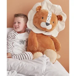 Peluche babou géante en veloudoux marron
