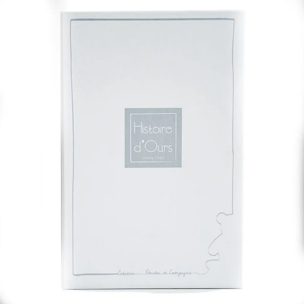 Peluche bébé copain calin lapin beige 50 cm