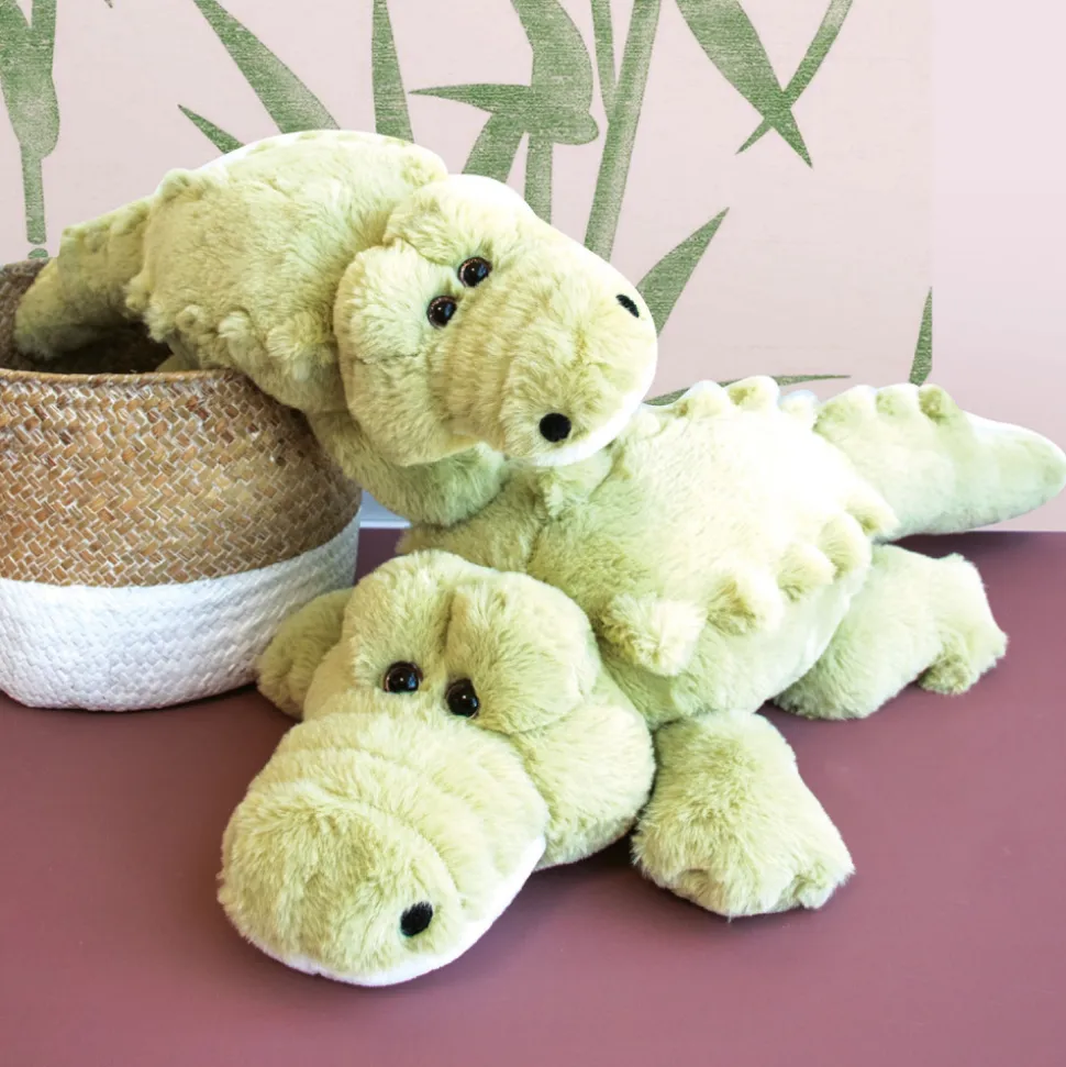 Peluche bébé croco'doux 60 cm