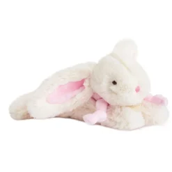 Peluche bébé lapin bonbon 20 cm rose