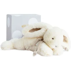 Peluche bébé lapin bonbon 20 cm taupe