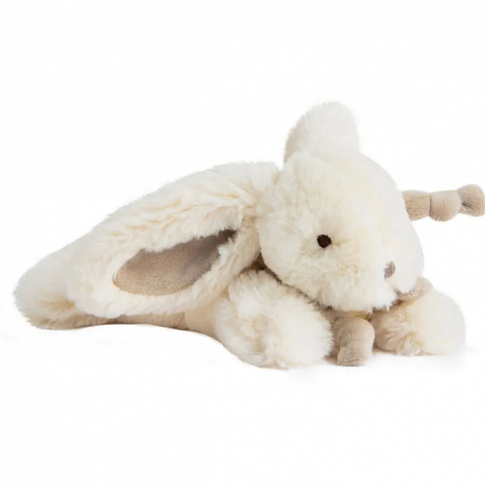 Peluche bébé lapin bonbon 20 cm taupe