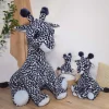 Peluche bébé lisi la girafe bleue 50 cm