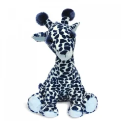 Peluche bébé lisi la girafe bleue 50 cm