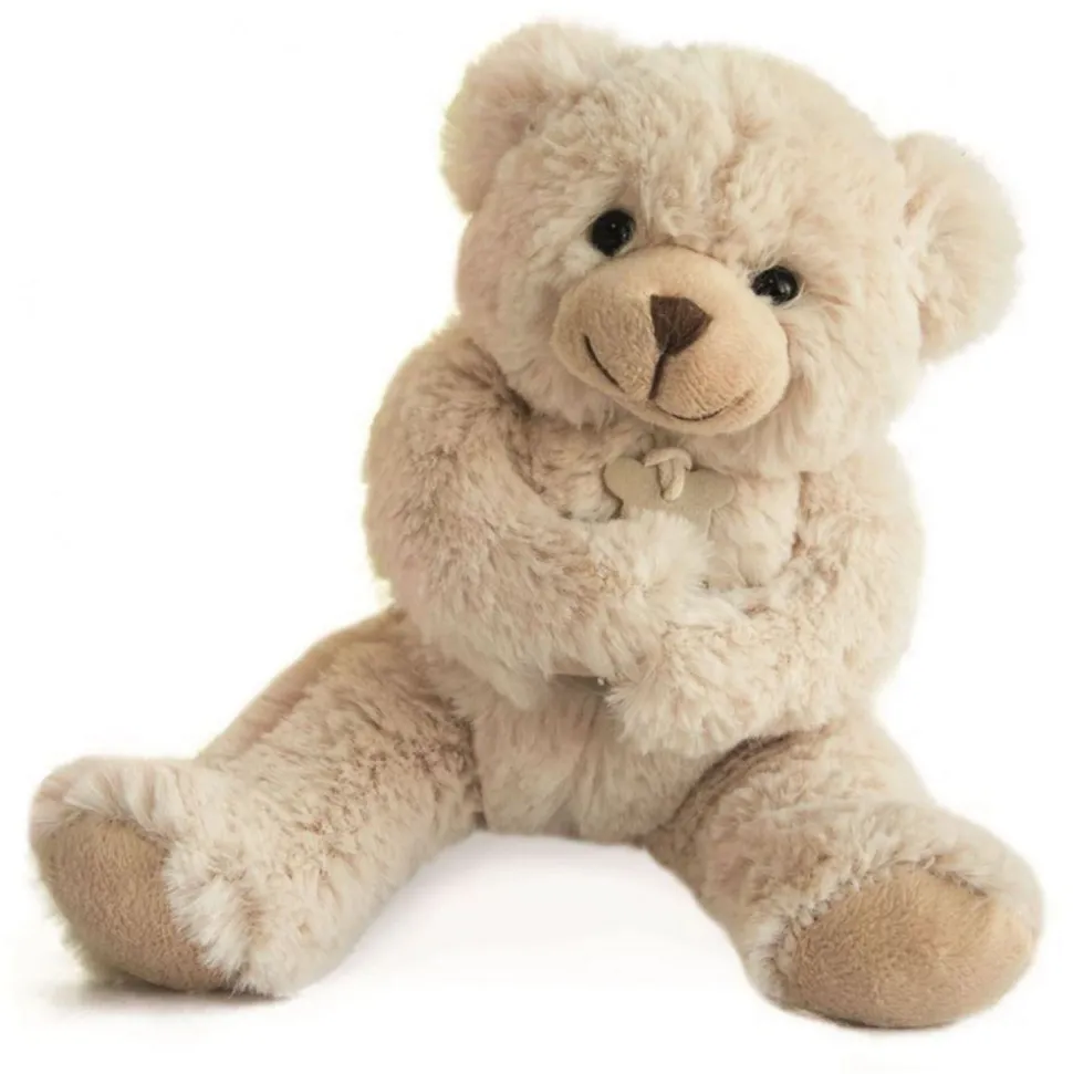 Peluche bébé ours calin'ours beige 25 cm