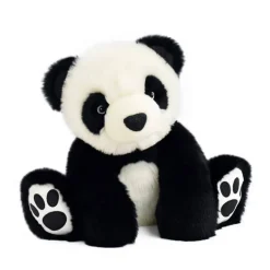 Peluche bébé panda so chic noir 35 cm