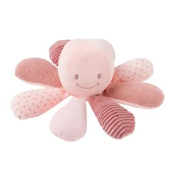 Peluche bébé pieuvre activités rose