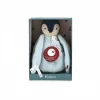 Peluche à bisous pingouin bleu