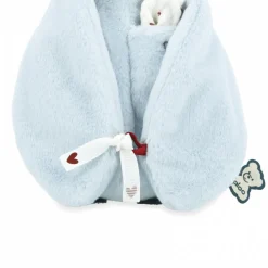 Peluche à bisous pingouin bleu