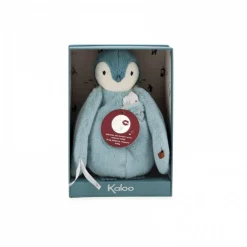 Peluche à bisous pingouin vert