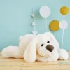 Peluche chien cookie blanc 50 cm