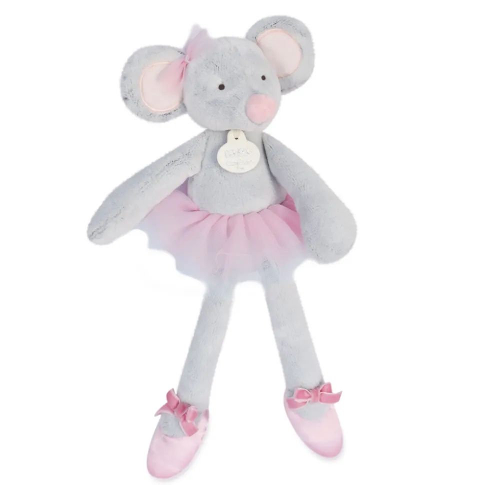 Peluche 30 cm mon doudou ballerine souris