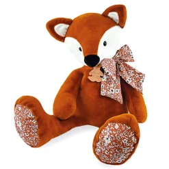Peluche copains câlins renard orange 60 cm