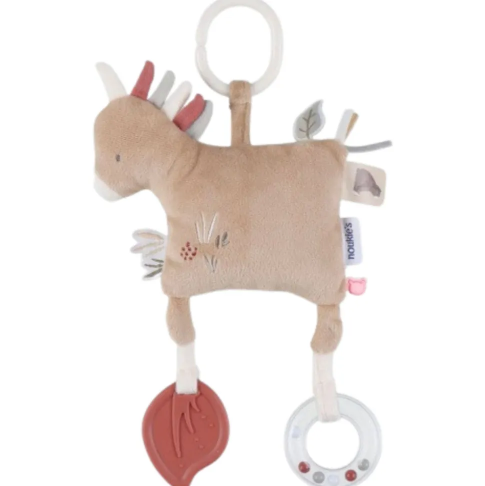 Peluche d'activité de voyage - cheval toffee