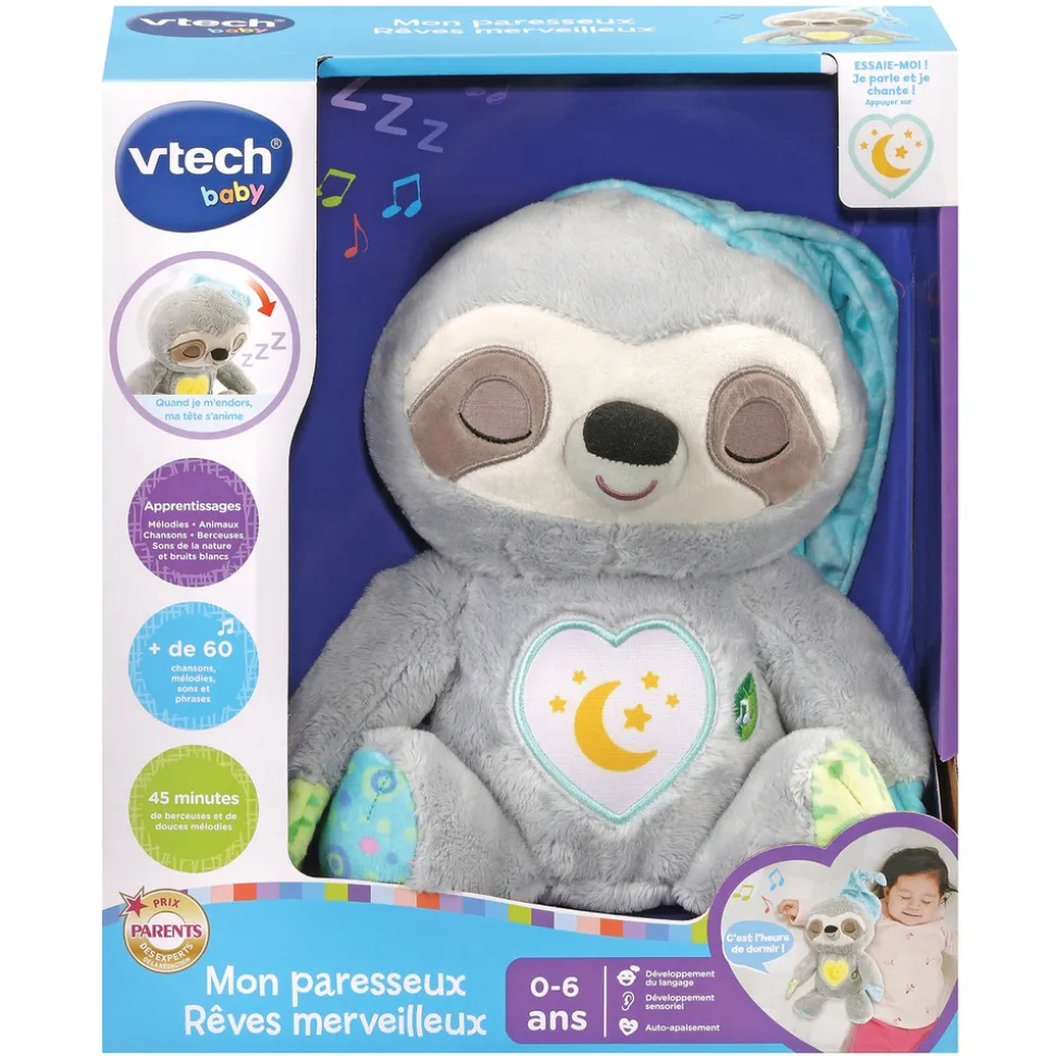 Peluche d'activité mon paresseux rêves merveilleux