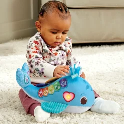 Peluche d'activité océane, ma baleine musicale