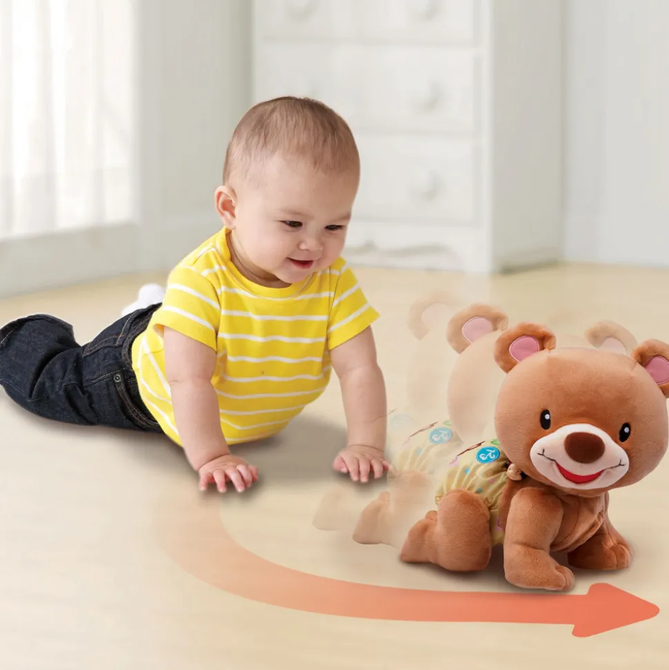 Peluche d'activité ourson, 1,2,3 suis-moi