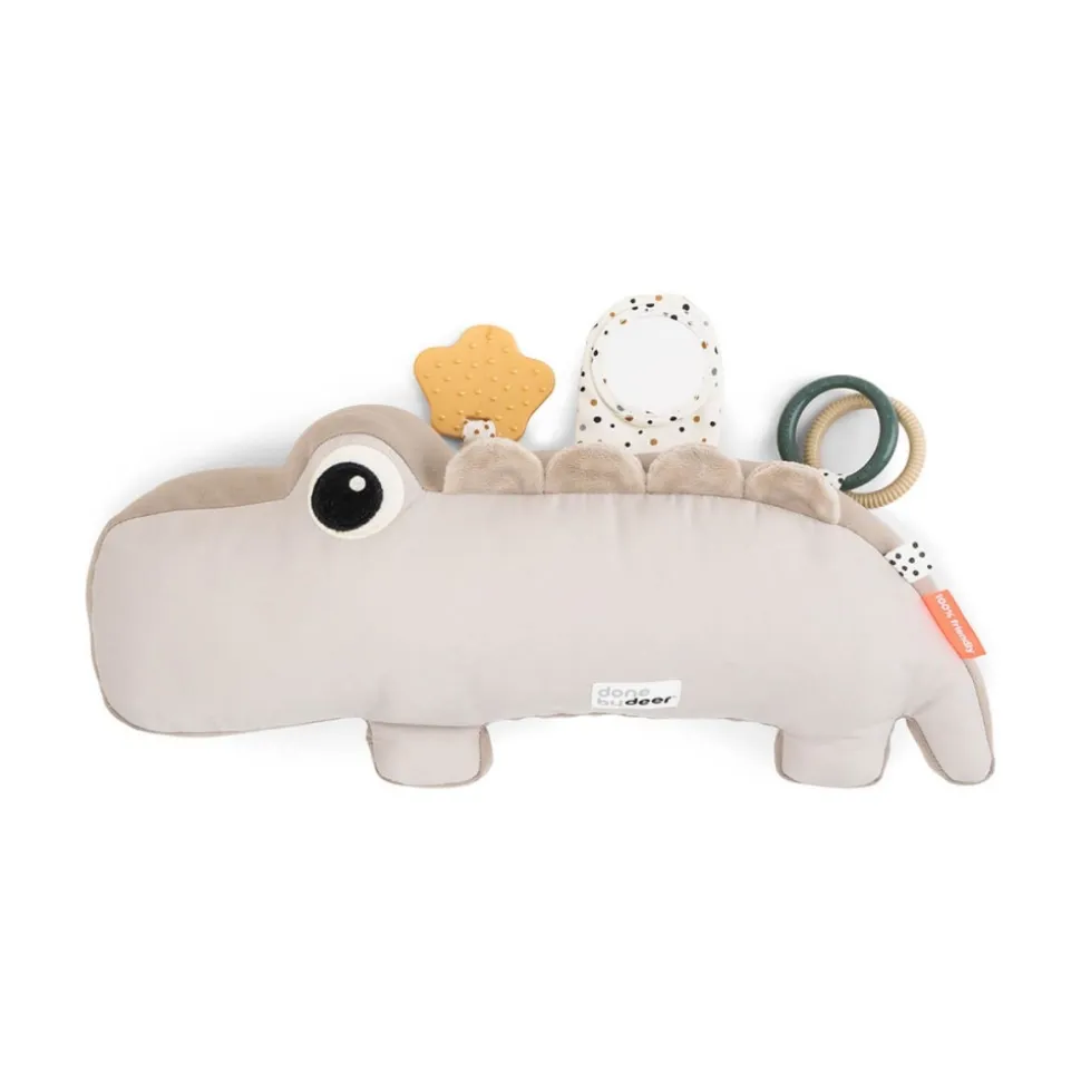 Peluche d'activités croco sable