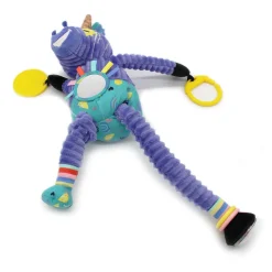 Peluche d'activités de voyage kiprokos le zèbre