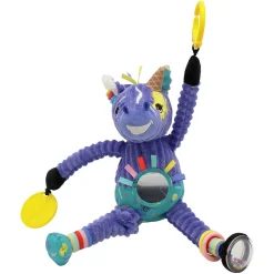 Peluche d'activités de voyage kiprokos le zèbre