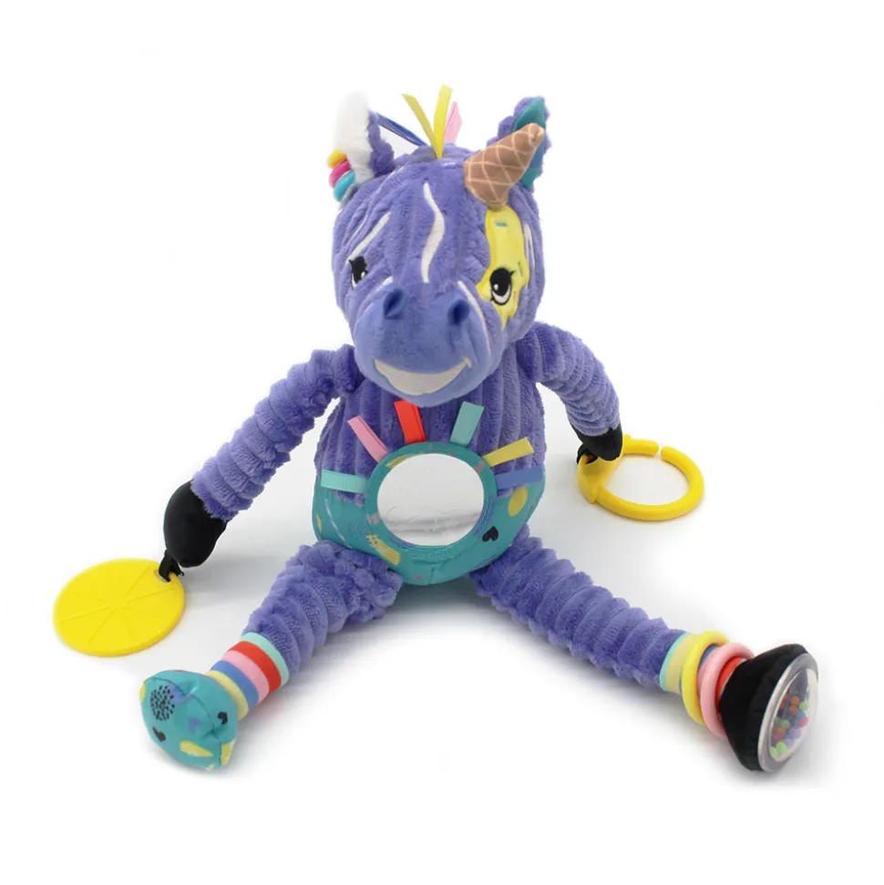 Peluche d'activités de voyage kiprokos le zèbre