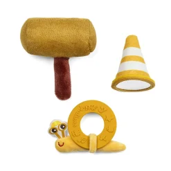 Peluche d'activités jules le chien et ses accessoires