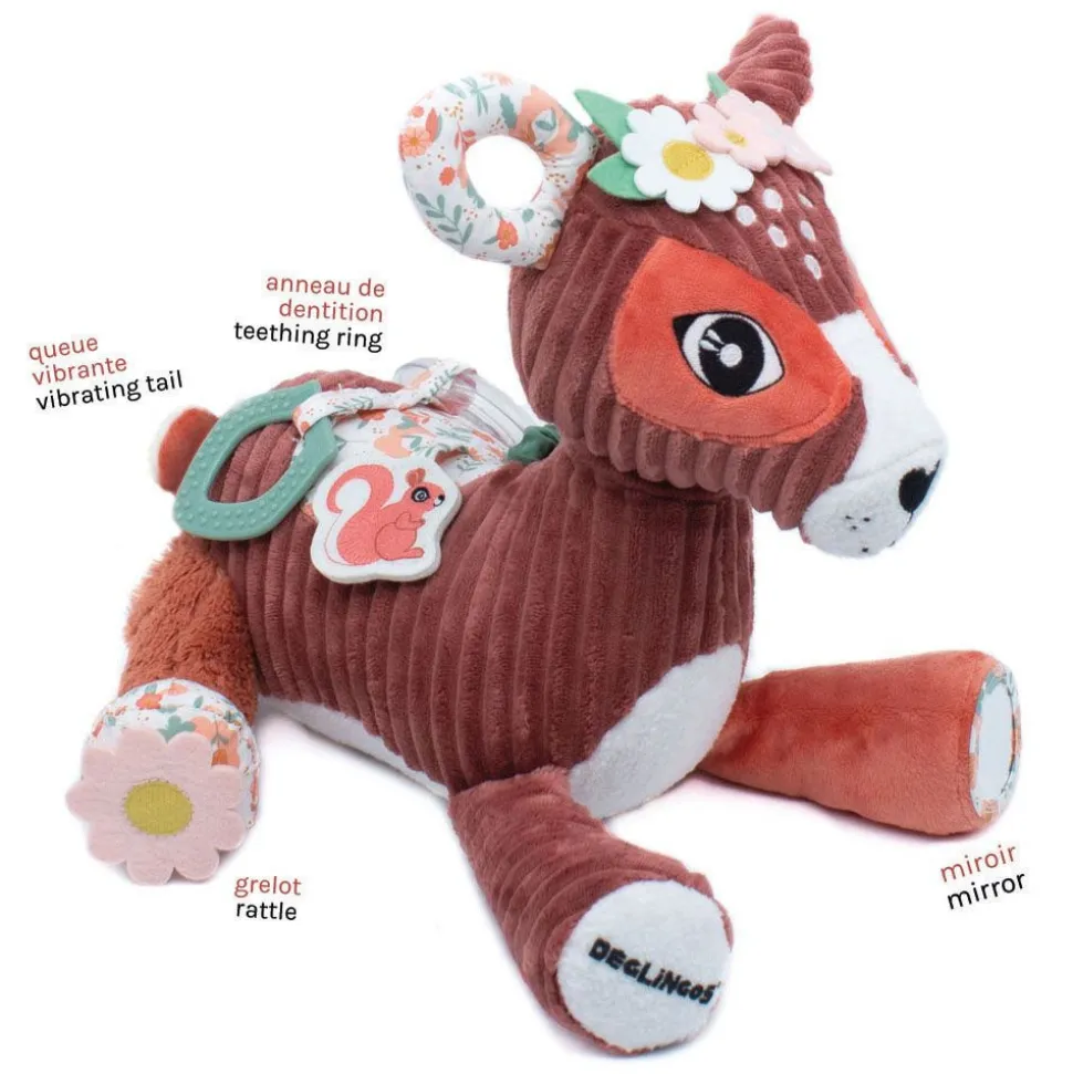 Peluche d'activités mélimélos la biche