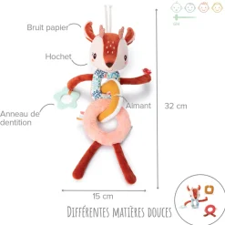 Peluche d'activités sensorielles stella