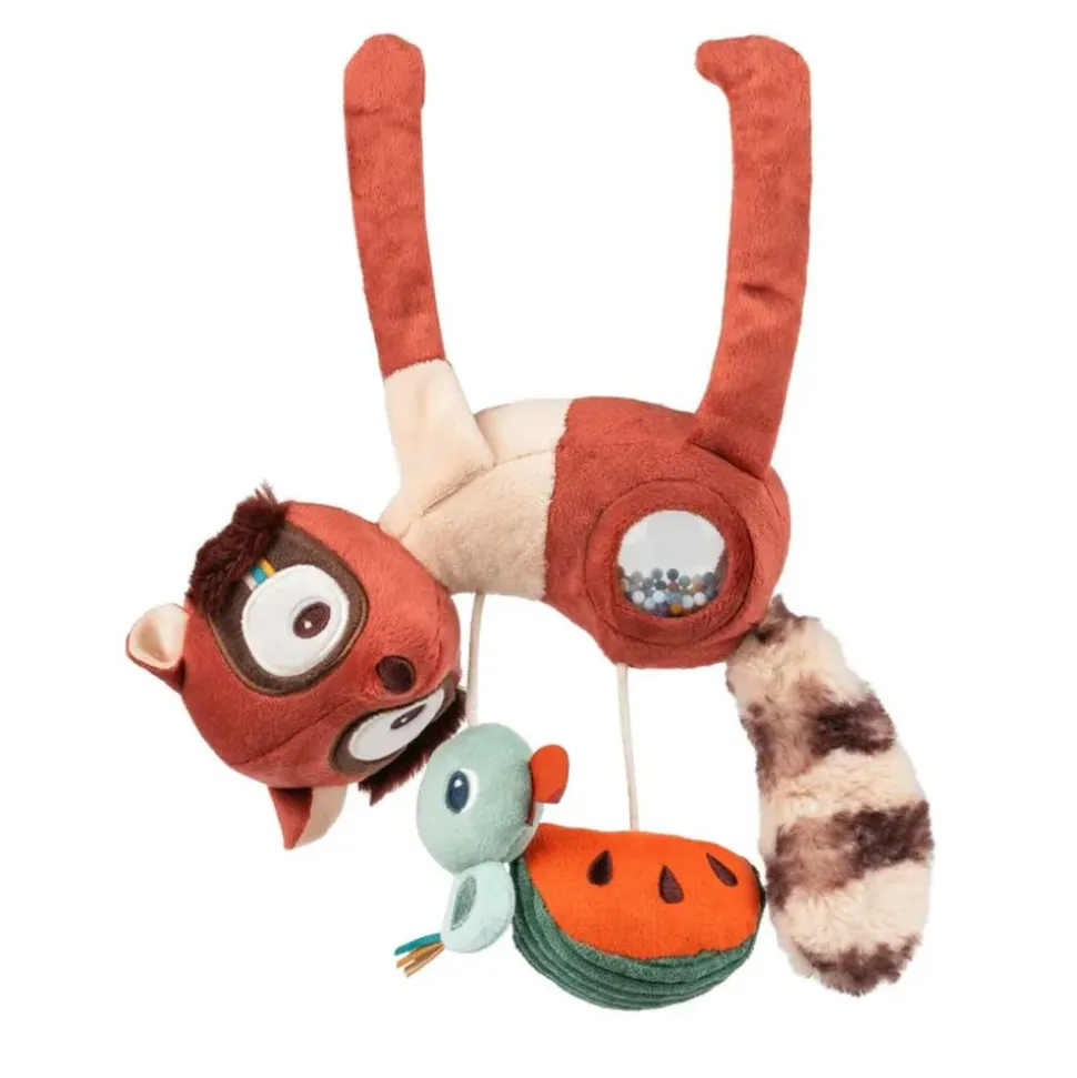 Peluche d'activités à suspendre elvis le lémurien